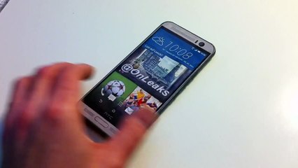 HTC One M9+ : vidéo de prise en main d'une maquette