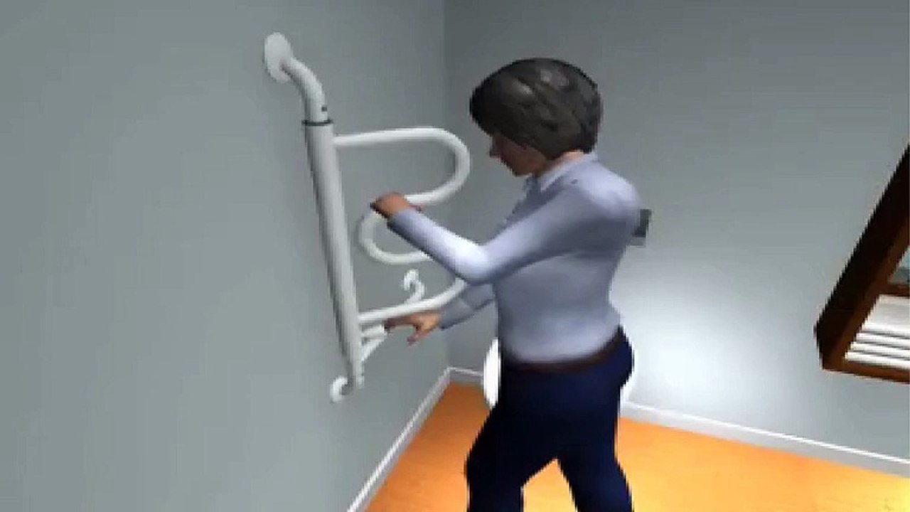 Prevent Bathroom Accidents with the Stander Curve Grab Bar