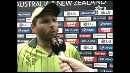 Shahid Afridi Says My Nigga During Match Interview