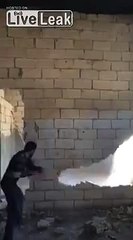 Idiot Wrecking a Wall Gets a Lesson in Physics