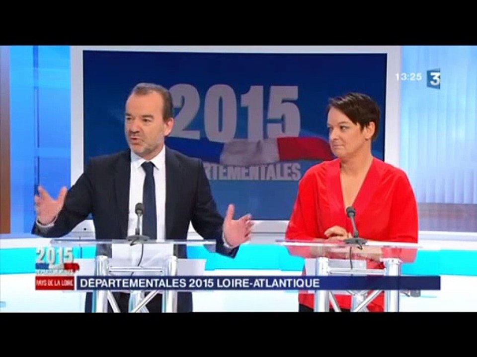Aymeric SEASSAU sur France 3 Pays de la Loire après le 1er tour des départementales 2015