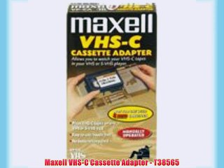Maxell VHS-C Cassette Adapter - T38565