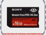 Sony PRO-HG Duo HX 16 GB Memory Stick MSHX16G (Black)