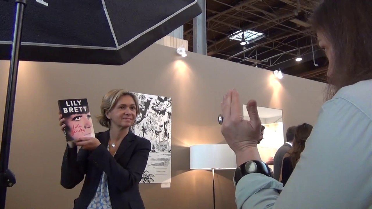 Valérie Pécresse en visite au Salon du Livre 2015