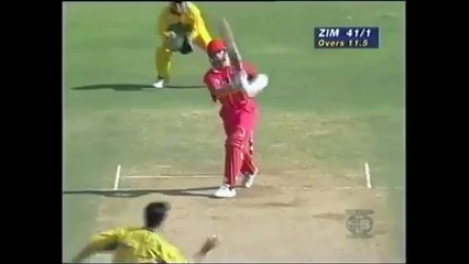 A CLASSIC CATCH & SOME CLASSIC COMMENTARY... STEVE WAUGH VS ZIMBABWE 1996