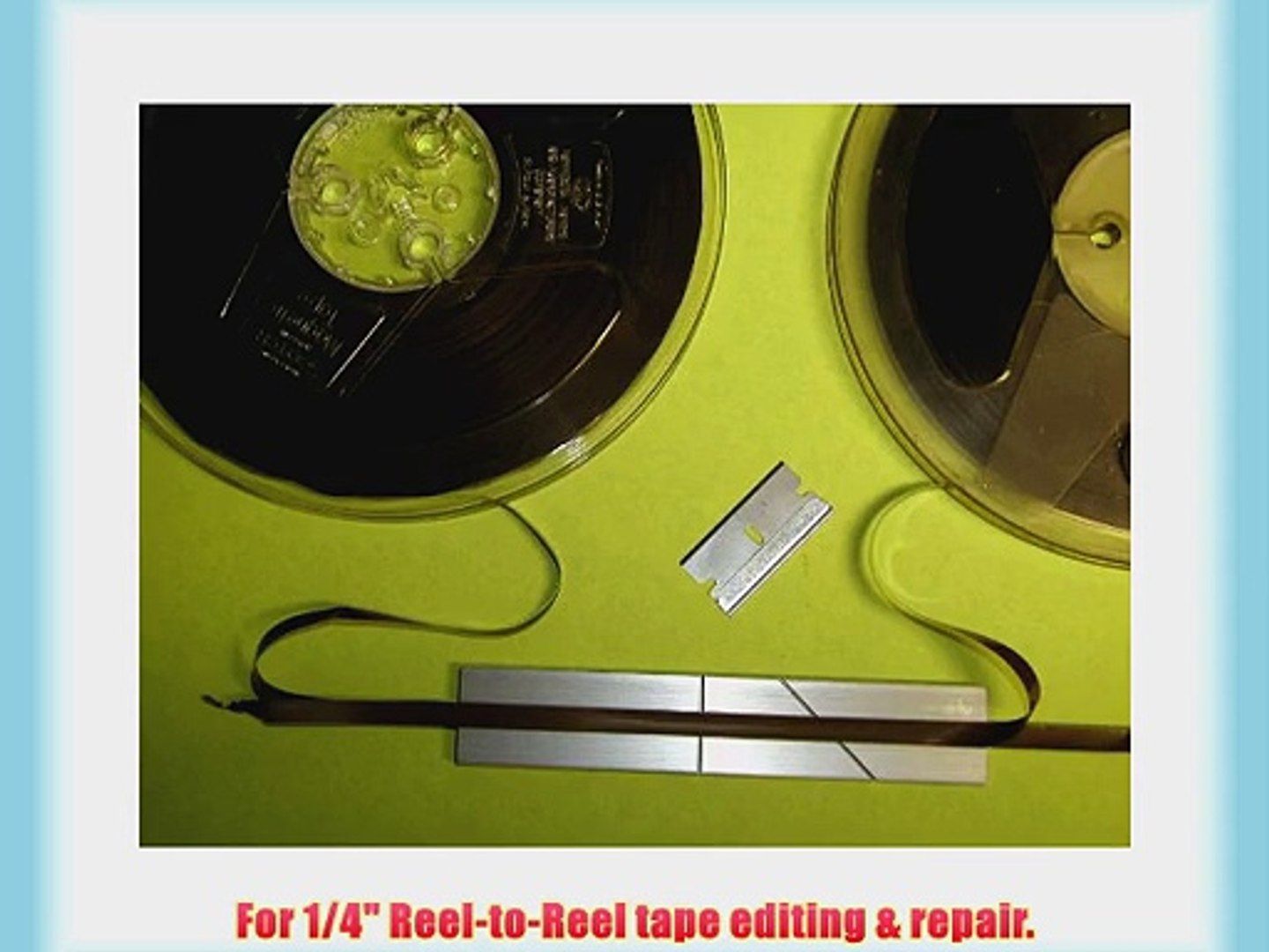 Splicing and Editing Block for 1/4 tape (Reel-to-Reel 8 track - video  Dailymotion