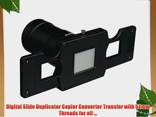 Digital Slide Duplicator Copier Converter Transfer with 52mm Threads for all ...
