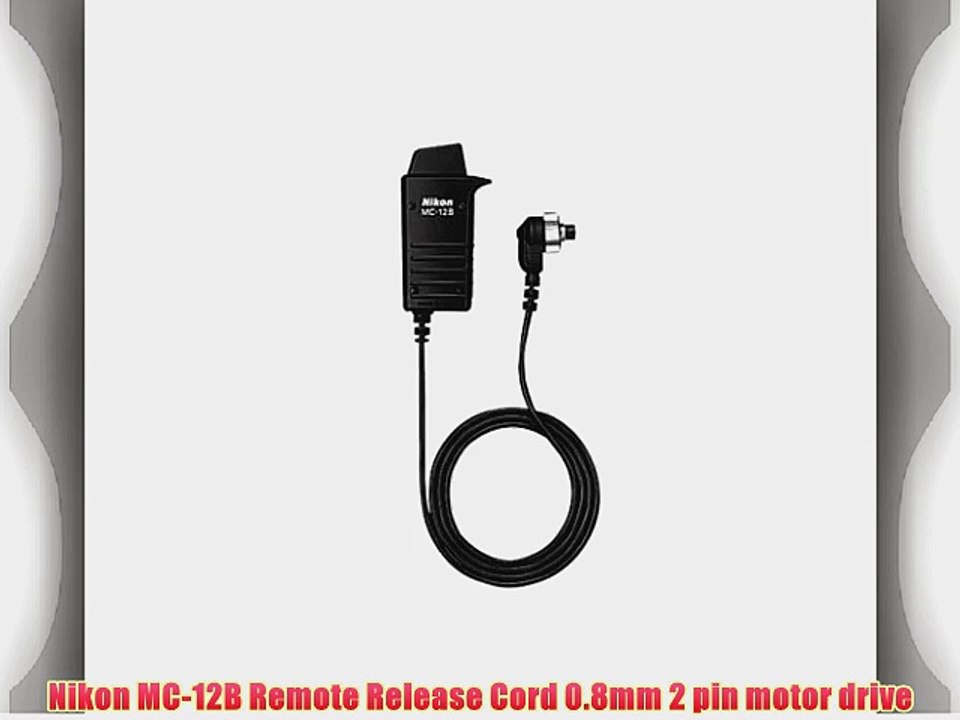 Nikon MC-12B Remote Release Cord 0.8mm 2 pin motor drive