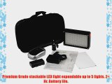 Fotodiox Pro LED 209AS Video LED Light Kit with Dimmable Switch Daylight / Tungsten Switch
