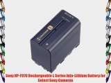 Sony NP-F970 Rechargeable L Series Info-Lithium Battery for Select Sony Cameras