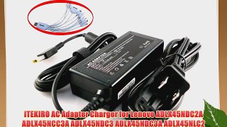 iTEKIRO AC Adapter Charger for Lenovo ADLX45NDC2A ADLX45NCC3A ADLX45NDC3 ADLX45NDC3A ADLX45NLC2