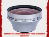 Canon WDH30.5 Wide-Converter for Canon ZR/DC Series Camcorders