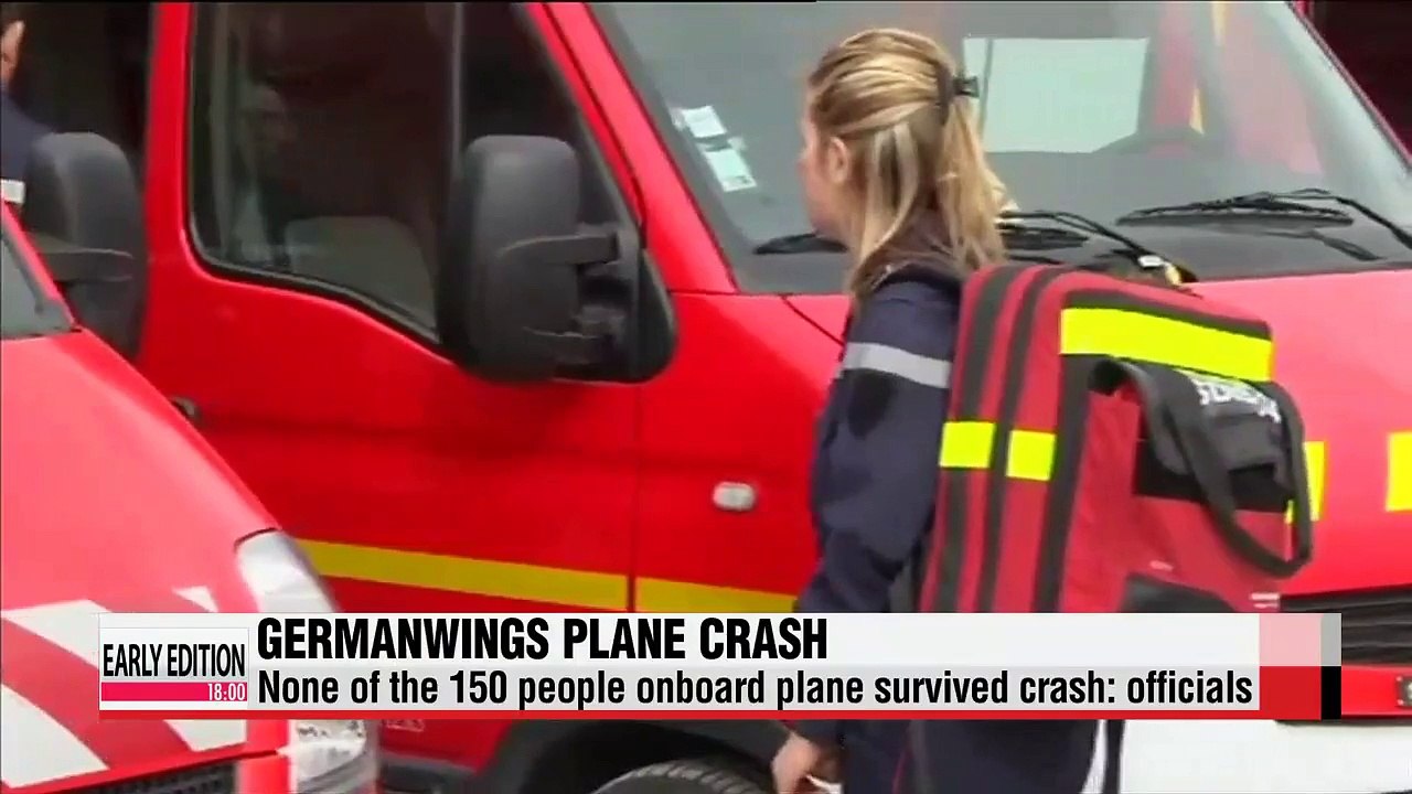 "No survivors" in Germanwings plane crash in French Alps
