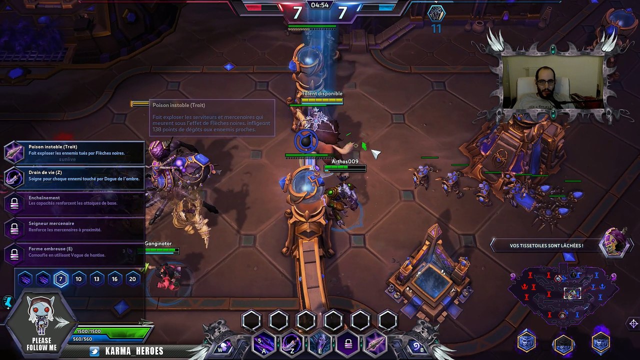 Sylvanas, nouveau héros sur HotS - première game