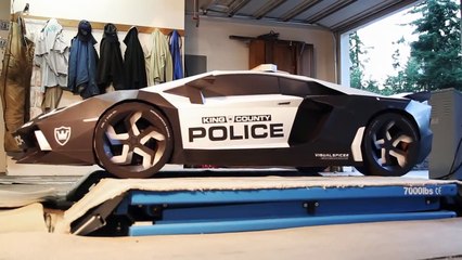 Lamborghini Aventador A-E2 . Ultimate Papercraft Supercar