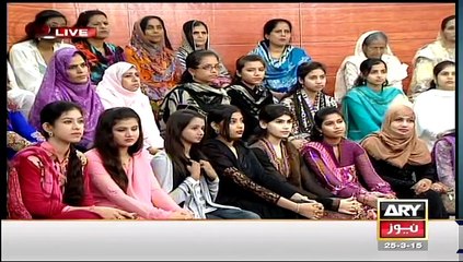 The Morning Show With Sanam Baloch - 25th March 2015