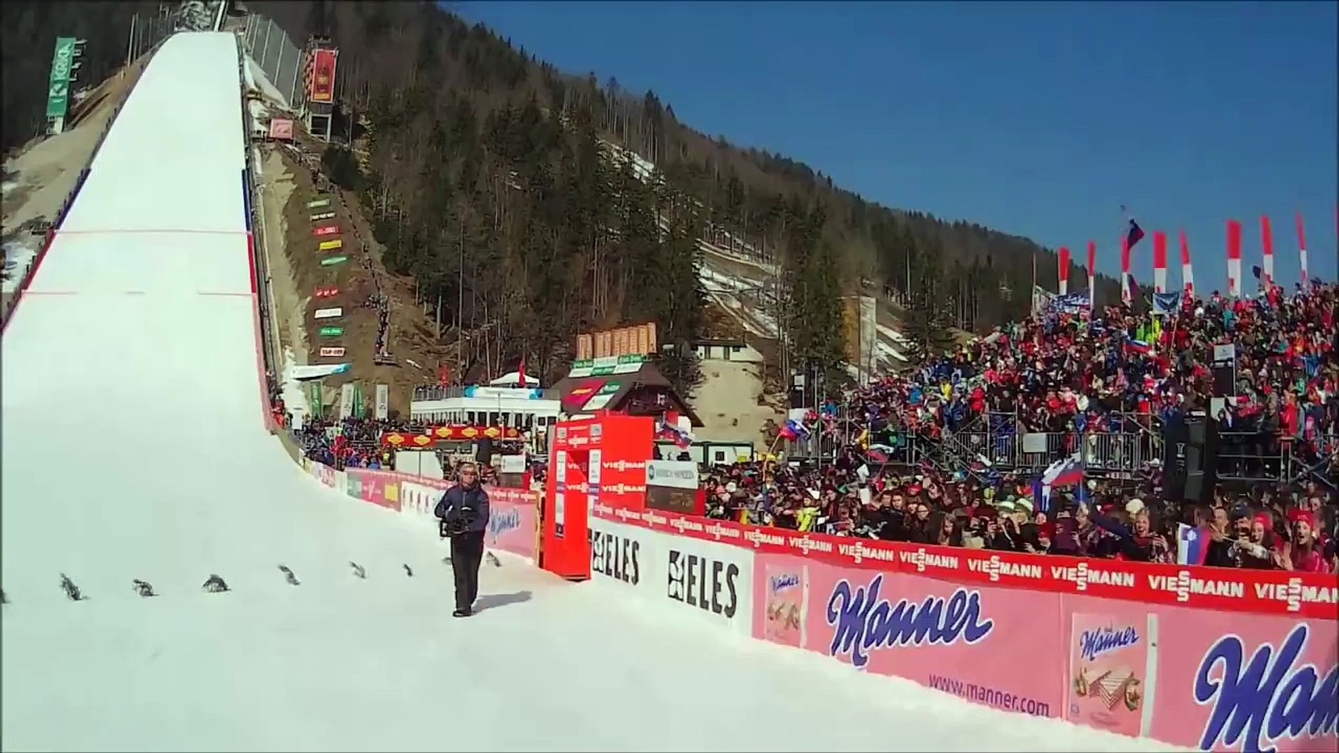 Le saut à ski de Jurij Tepes en caméra embarquée - Vidéo Dailymotion