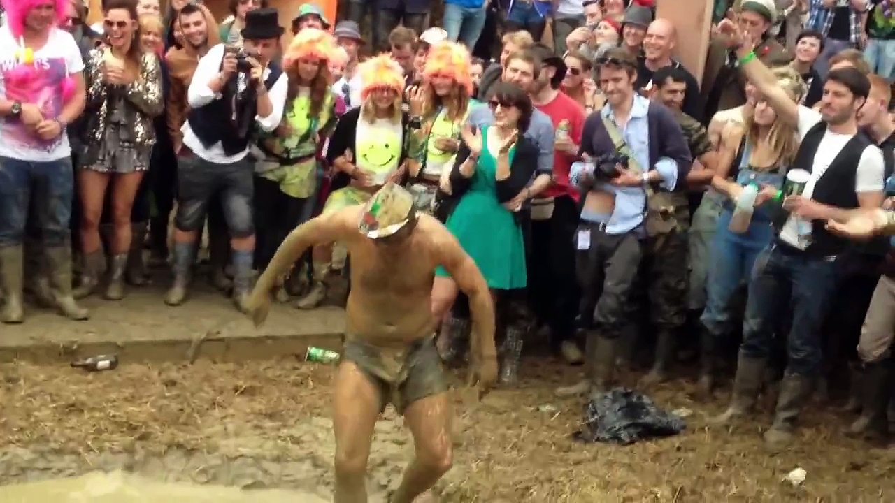 CHRIS LENNON GAY MUD WRESTLING