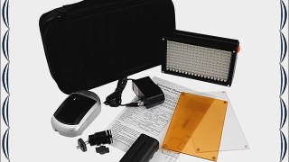 Fotodiox 11-LED-209A Fotodiox Pro LED 209A Video LED Light Kit with Dimmable Switch 1x Sony