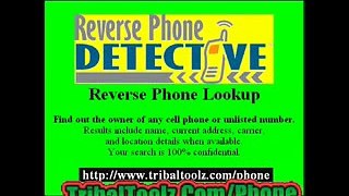 Reverse Phone Detective - Warning! Must SEE!
