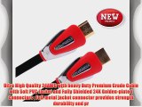 FORSPARK High Speed Ultra HDMI Cable 25ft 24AWG CL3 Rated For In-Wall-Installation HDMI Cable