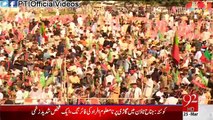 Crowd Building Up For PTI Mirpur Azad Kashmir Jalsa 25 March 2015