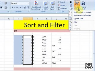 Lesson # 36 The Sort (Microsoft Office Excel 2007 Tutorial)