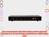 ViewHD Prosumer Ultra HD | 4K HDMI 1x4 Splitter with Advanced Video and Audio Features (VHD-PRO1X4)