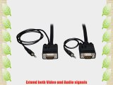 Tripp Lite VGA Coax Monitor Cable with audio High Resolution cable with RGB coax (HD15 and