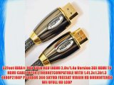 IBRA? 10m High Speed PRO GOLD RED HDMI Cable 3D PS4 2160p 4K Ultra HD(10M/32 Feet)