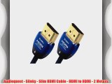 Audioquest - Slinky - Slim HDMI Cable - HDMI to HDMI - 2 Meters