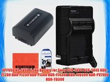 NP-FV50 Battery And Battery Charger for Sony DCR-SX44 DCR-SX45 HDR-PJ200 HDR-PJ230 HDR-PJ380