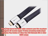 Cable Matters CL3 Rated (In-Wall Installation) Flat High Speed HDMI Cable with Ethernet 50