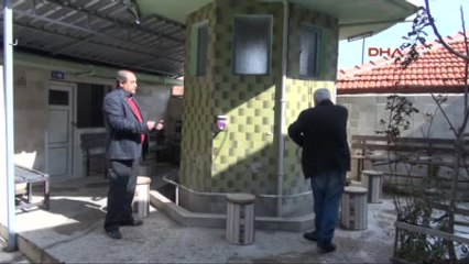 Denizli Cami Şadırvanından Musluk Bataryası Hırsızlığı Kameraya Yakalandı