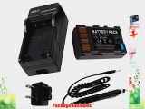 Battery   Charger for JVC BN-VF808 BN-VF808U BN-VF808US and JVC Everio GZ-MS100RU GZ-MS100RUS