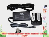 HQRP AC Power Adapter / Charger and Battery compatible with Sony Handycam CCD-TRV107 CCD-TRV108