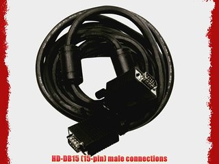 Vanco VGA-VGA-50X High Resolution S-VGA Cable (50 Feet)