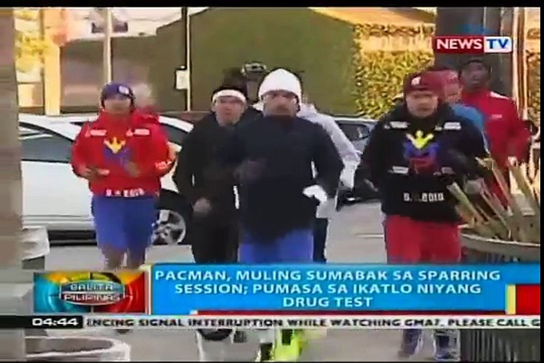 Pacman, muling sumabak sa sparring session