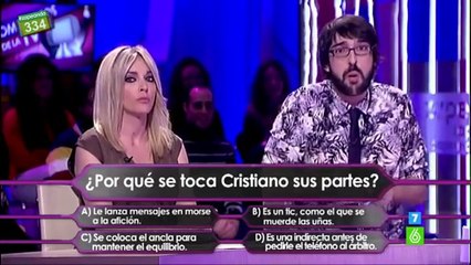 'Zapeando' analiza lo que quiere decir Cristiano Ronaldo cuando se toca sus partes