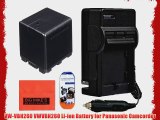 VW-VBN260 Battery And Charger for Panasonic HC-X800 HDC-HS900K HC-X900M HC-X910 HC-X920K HDC-SD800
