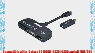 ArlyBaba 5-in-1 Micro USB MHL to HDMI Cable with OTG Camera Connection Kit / 11-pin Micro USB
