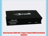 Knoll Systems HDMI-DA2 1 Input 2 Output HDMI Distribution Amplifier