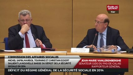 Christian Eckert sur les résultats de la gestion du régime général de la sécurité sociale en 2014 - Audition