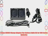 Canon CR560 Charge Adapter/Car Battery Cable Kit for 500 Series Batteries