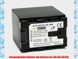 Wasabi Power Battery for JVC BN-VG138 and JVC Everio GZ-E10 GZ-E100 GZ-E200 GZ-E300 GZ-E505