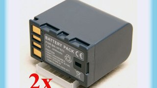 ATC Two Replacement Battery for JVC BN-VF815 BN-VF823 BN-VF818 3000mAh