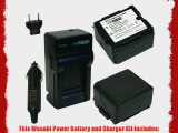 Wasabi Power Battery and Charger Kit for Panasonic DMW-BLA13 DMW-BLA13E VW-VBG130 VW-VBG130E