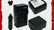 Wasabi Power Battery and Charger Kit for Panasonic DMW-BLA13 DMW-BLA13E VW-VBG130 VW-VBG130E