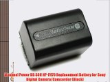 Maximal Power DB SON NP-FH70 Replacement Battery for Sony Digital Camera/Camcorder (Black)