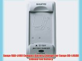 Sanyo VAR-L40U Compact Battery Charger for Sanyo DB-L40AU Lithium-Ion Battery